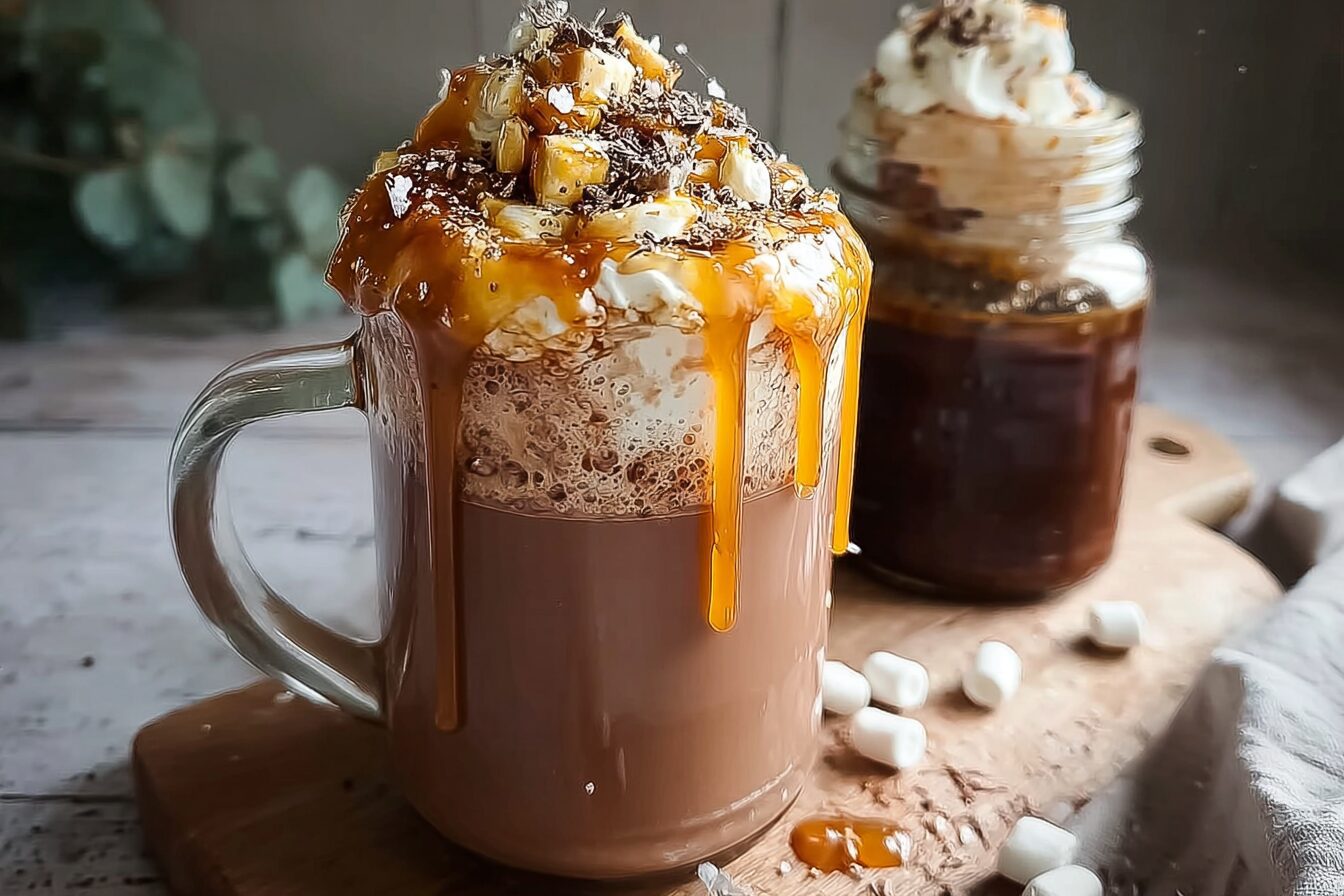 Easy 10-Minute Salted Caramel Hot Chocolate Recipe